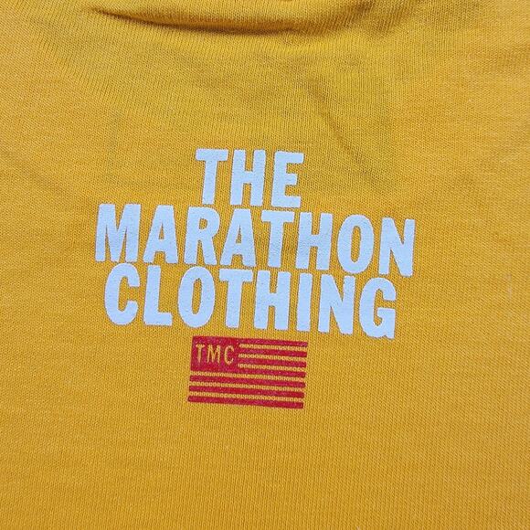 The Marathon Clothing Shirt Mens Small Yellow Crenshaw Graphic Tee Crewneck TMC - Picture 5 of 11